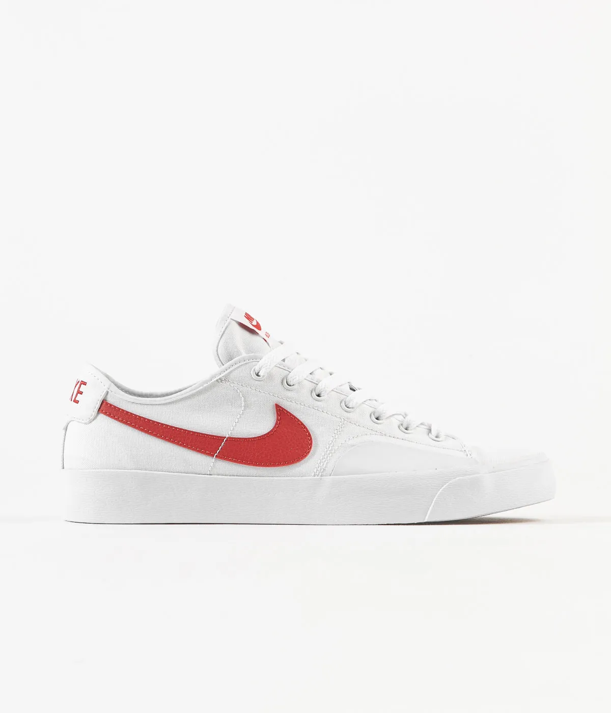 Nike SB Blazer Court Shoes - White / University Red - White - Black