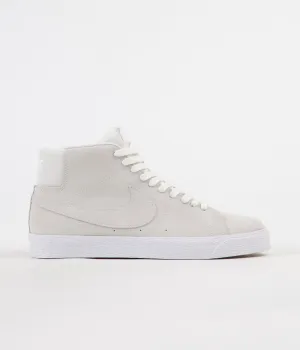 Nike SB Blazer Mid Deconstructed Shoes - Summit White / Summit White - White - White