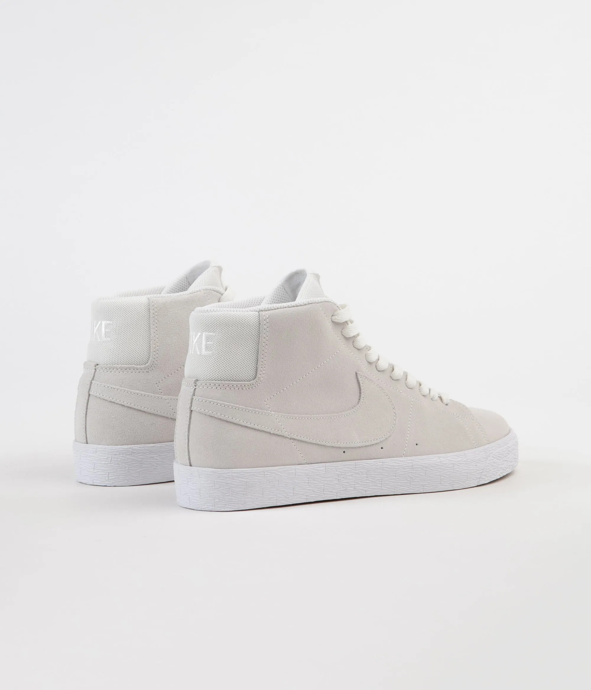 Nike SB Blazer Mid Deconstructed Shoes - Summit White / Summit White - White - White