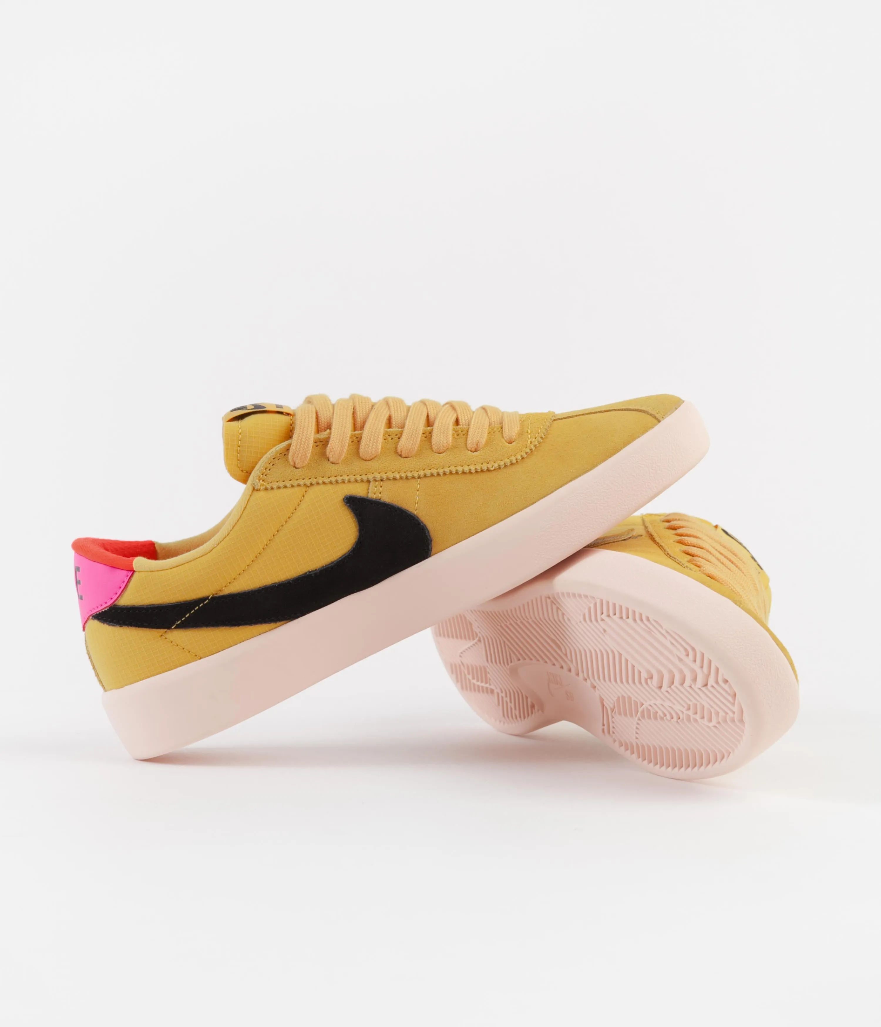 Nike SB Bruin React Shoes - Pollen / Black - Pale Coral