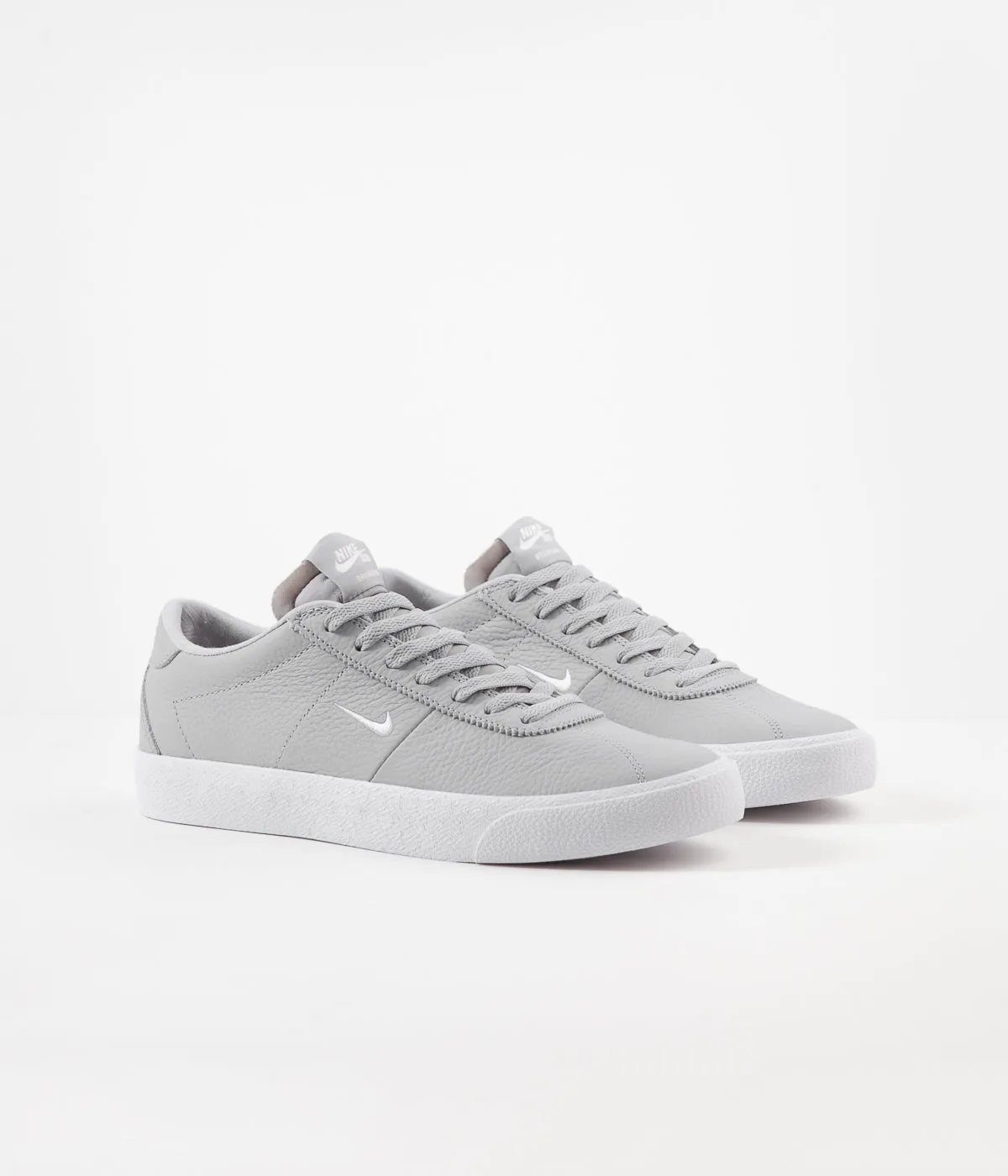 Nike SB Bruin Ultra Shoes - Wolf Grey / White - Wolf Grey - White