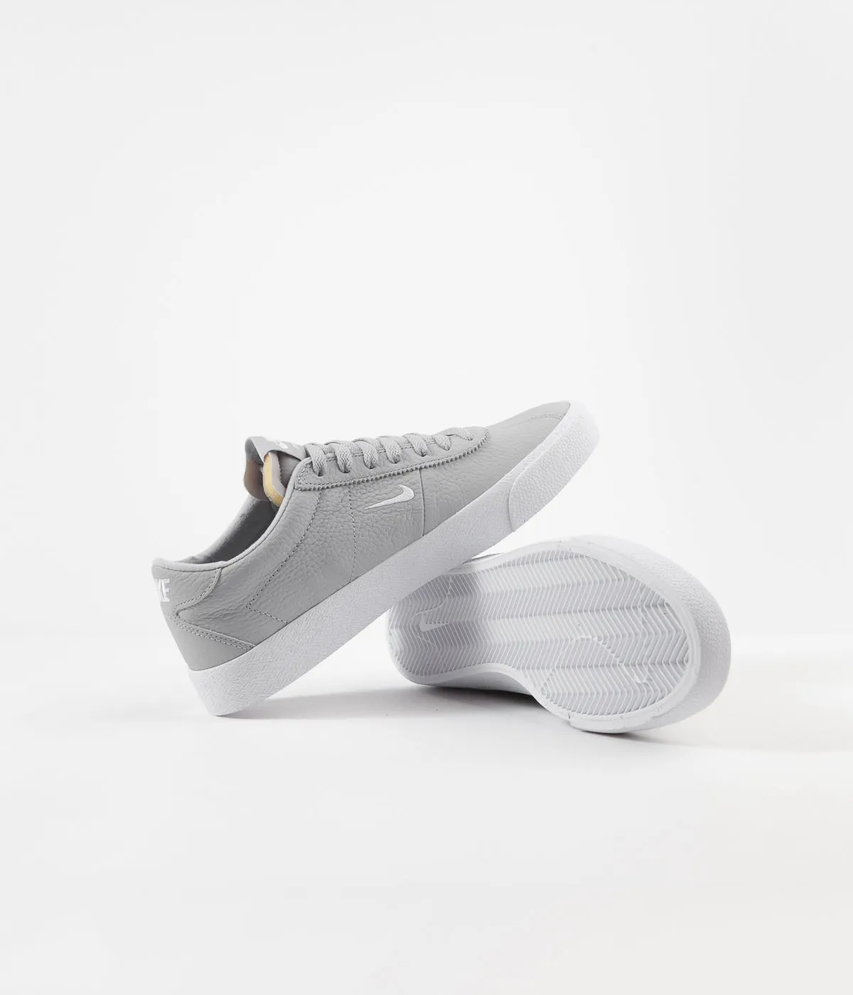 Nike SB Bruin Ultra Shoes - Wolf Grey / White - Wolf Grey - White