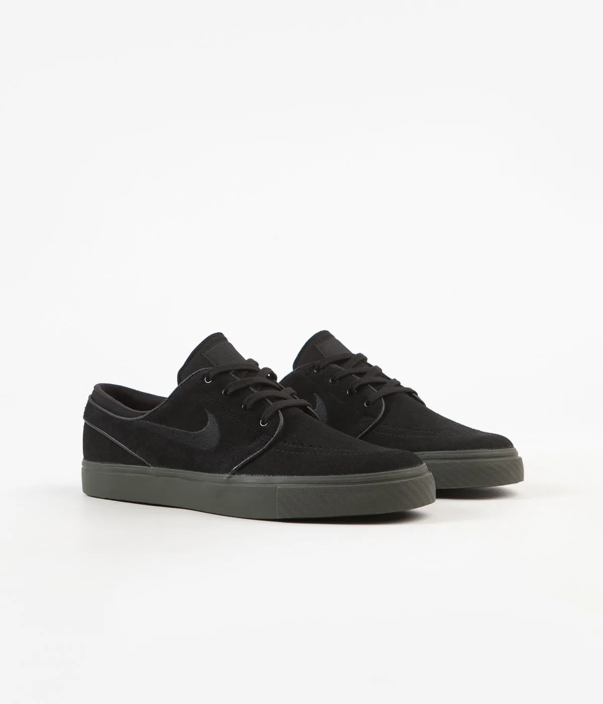 Nike SB Stefan Janoski Shoes - Black / Black - Sequoia