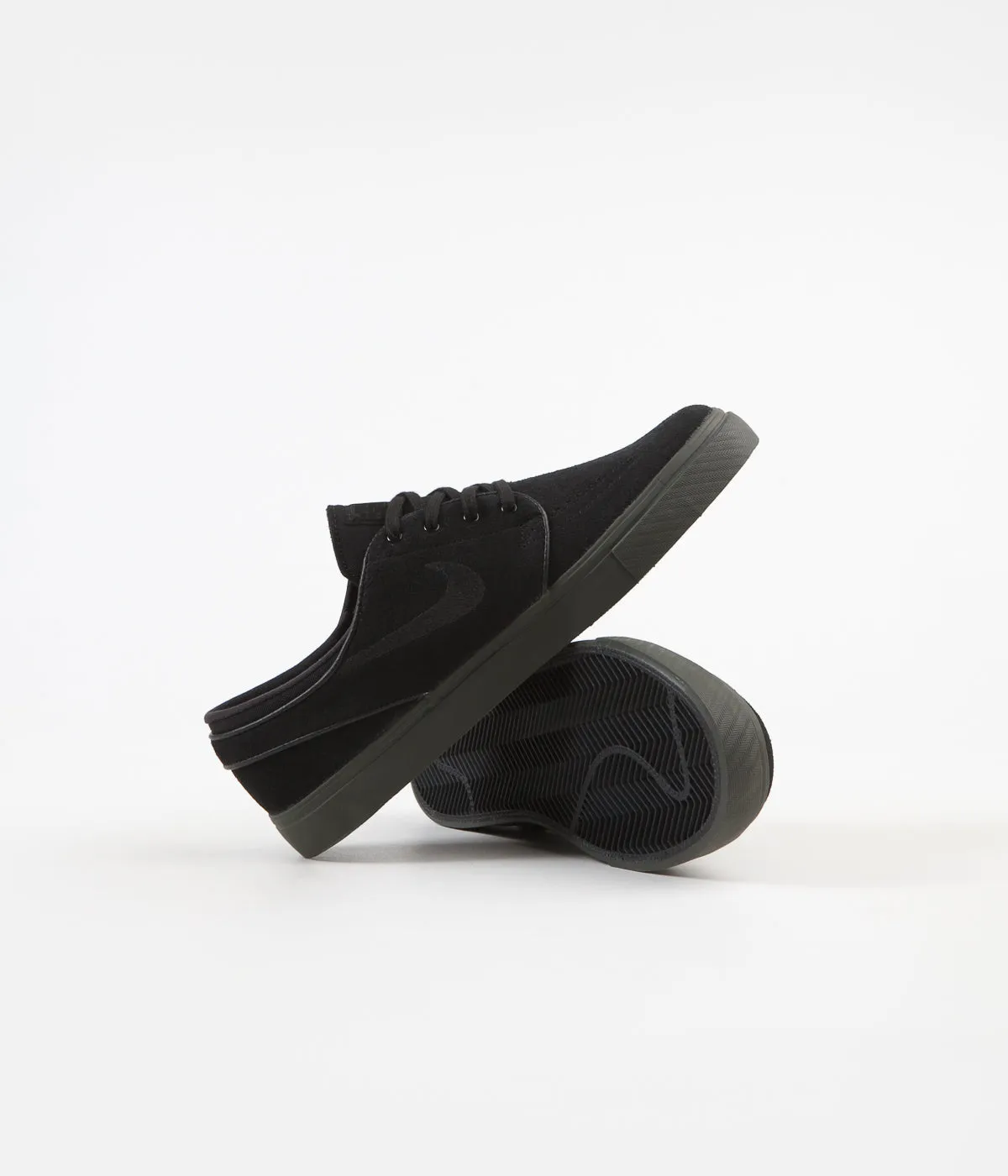 Nike SB Stefan Janoski Shoes - Black / Black - Sequoia