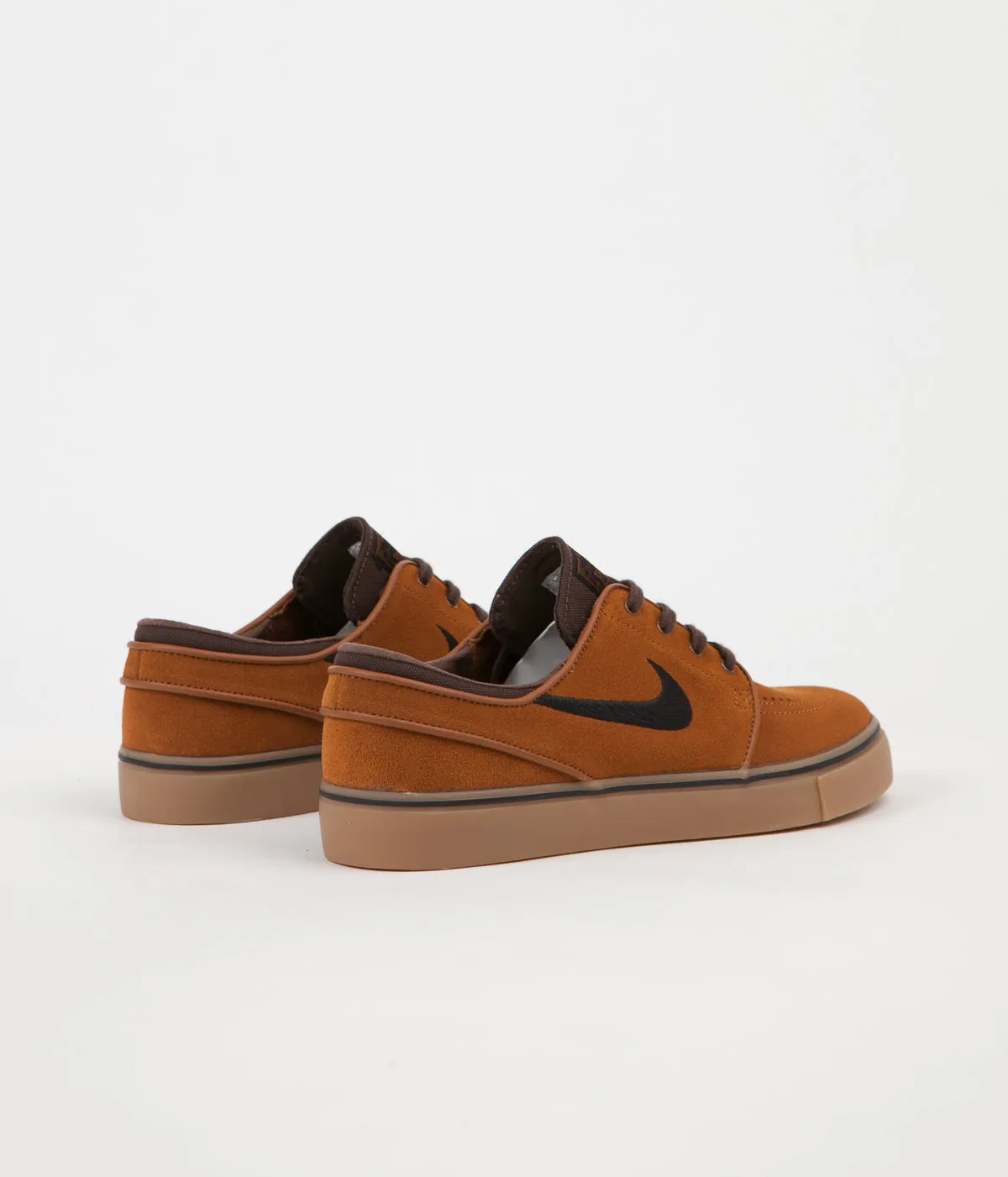 Nike SB Stefan Janoski Shoes - Hazelnut / Black - Baroque Brown - Gum Light Brown