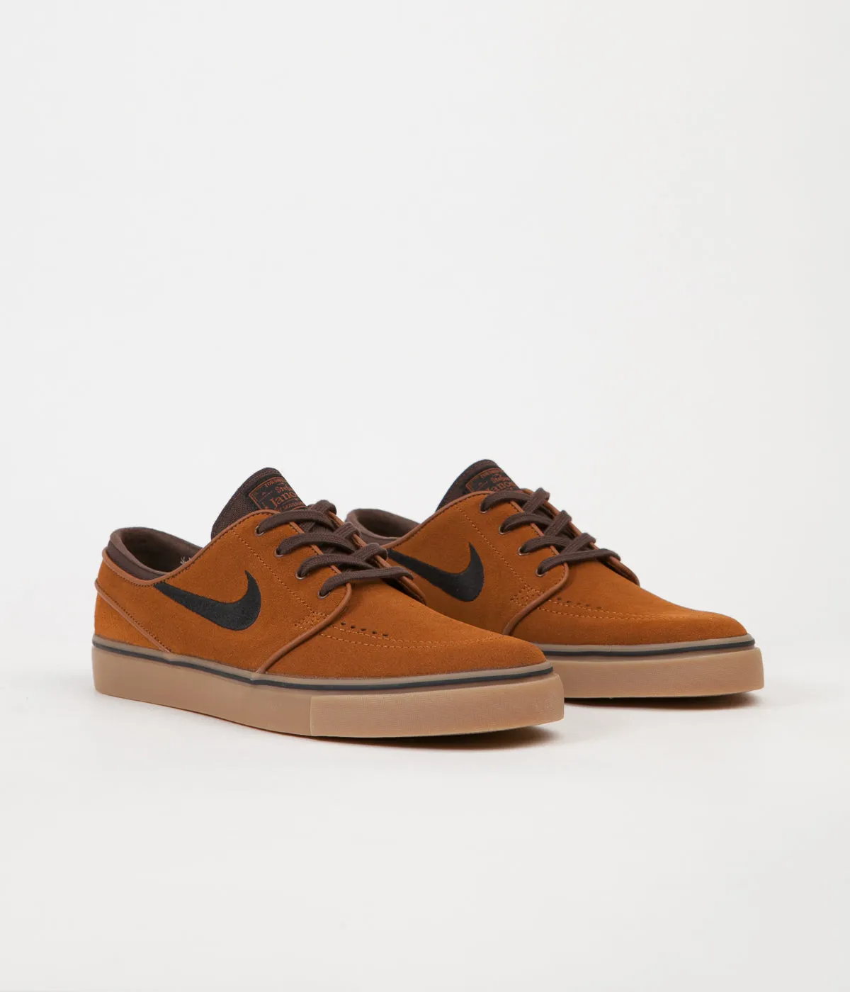 Nike SB Stefan Janoski Shoes - Hazelnut / Black - Baroque Brown - Gum Light Brown