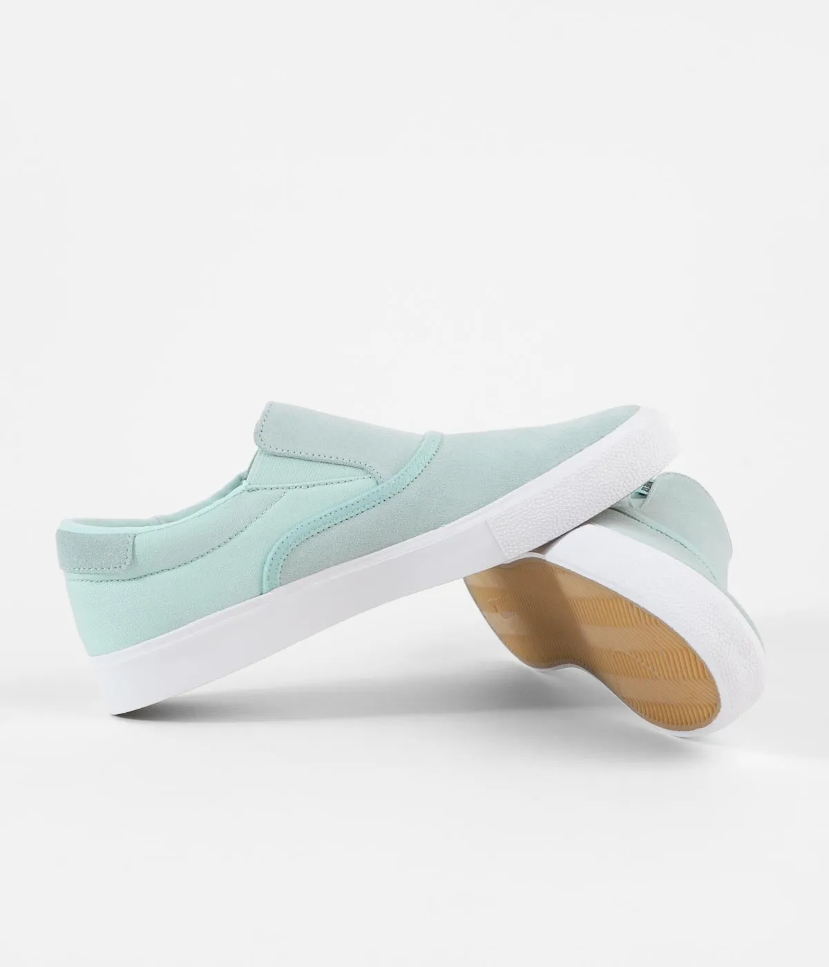 Nike SB Verona Slip On Shoes - Light Dew / Light Dew - Gum Light Brown