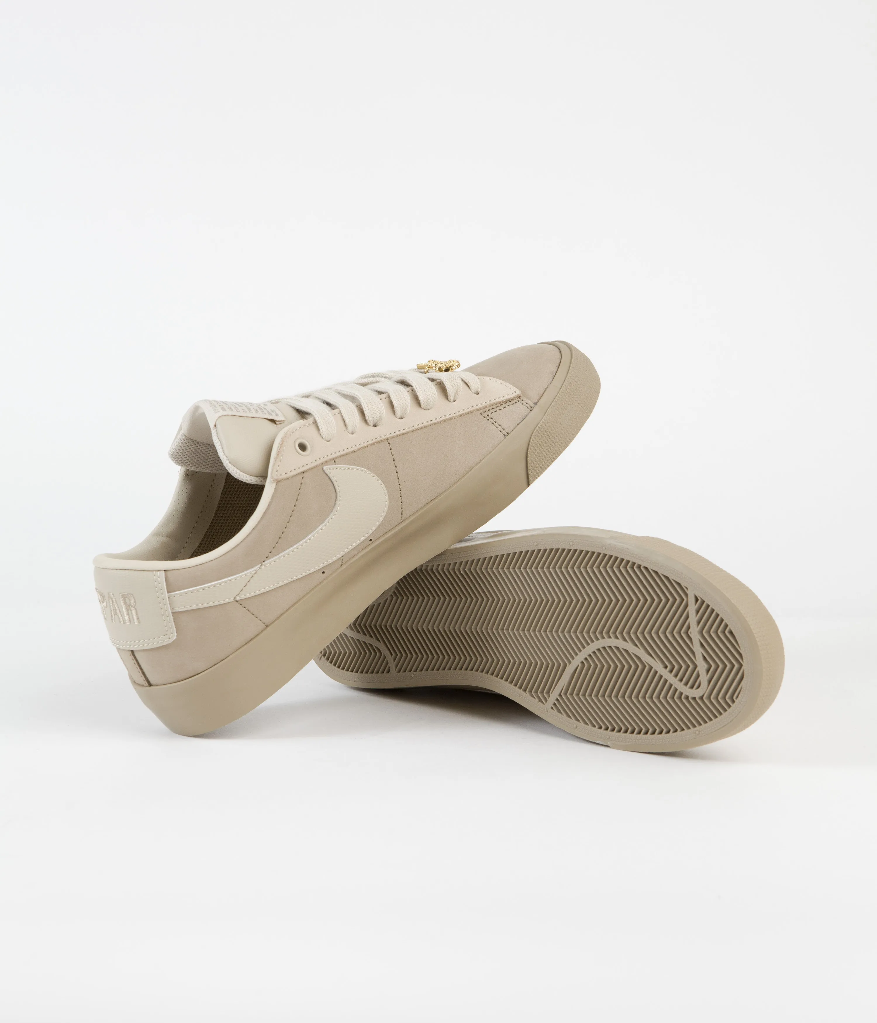 Nike SB x FPAR Blazer Low Shoes - Khaki / Rattan