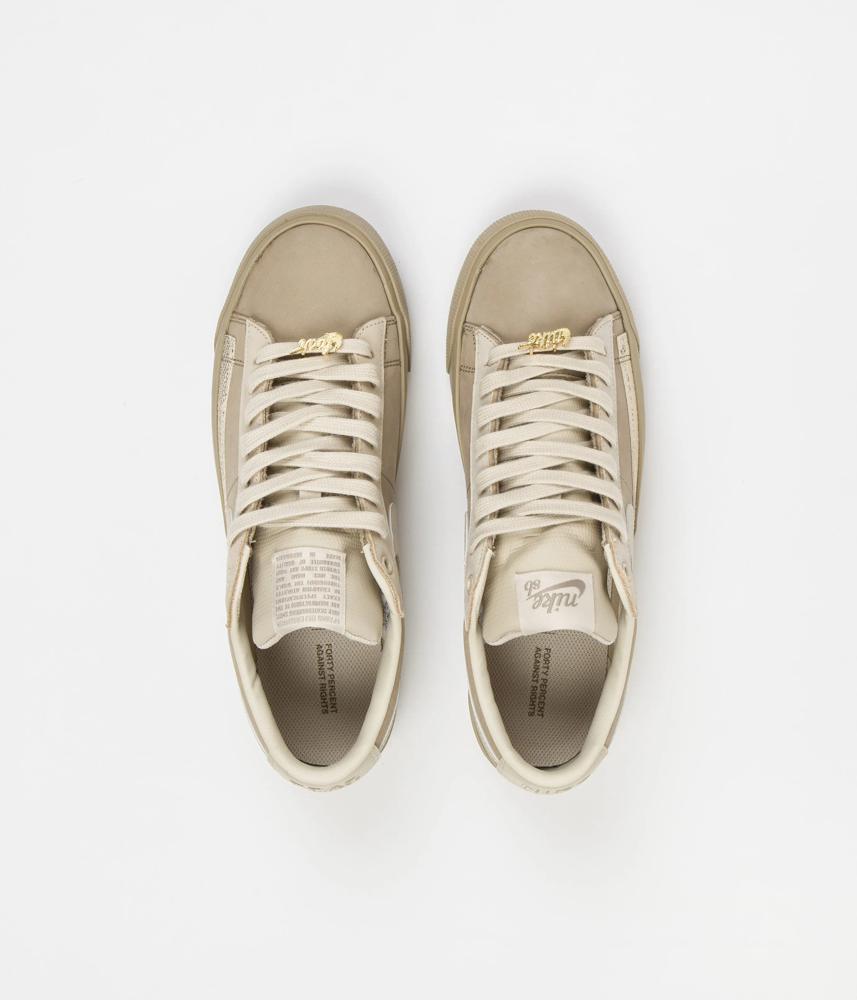 Nike SB x FPAR Blazer Low Shoes - Khaki / Rattan