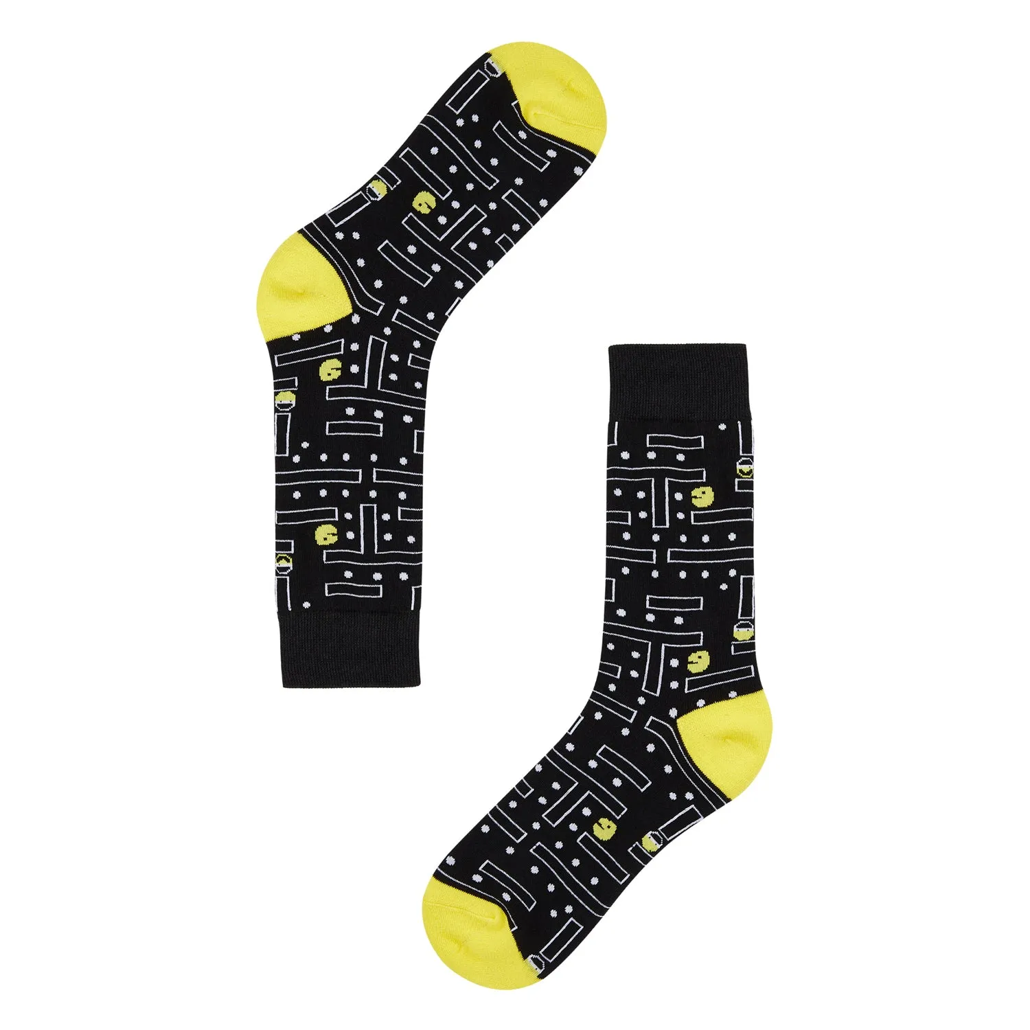 Pacman Printed Crew Length Socks