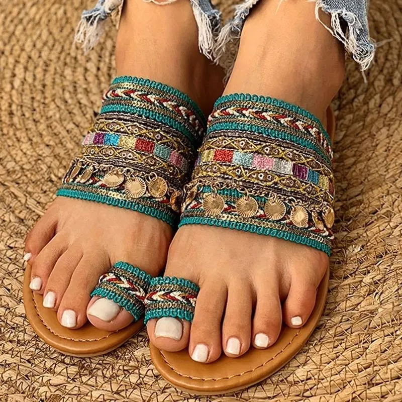 "Alina" Bequeme Boho-Sandale