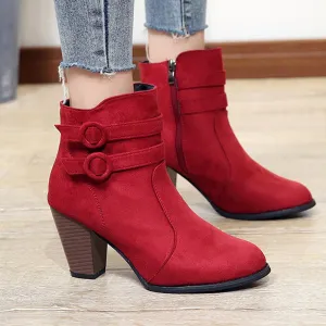 "Selena" Klassische Ankle Boots