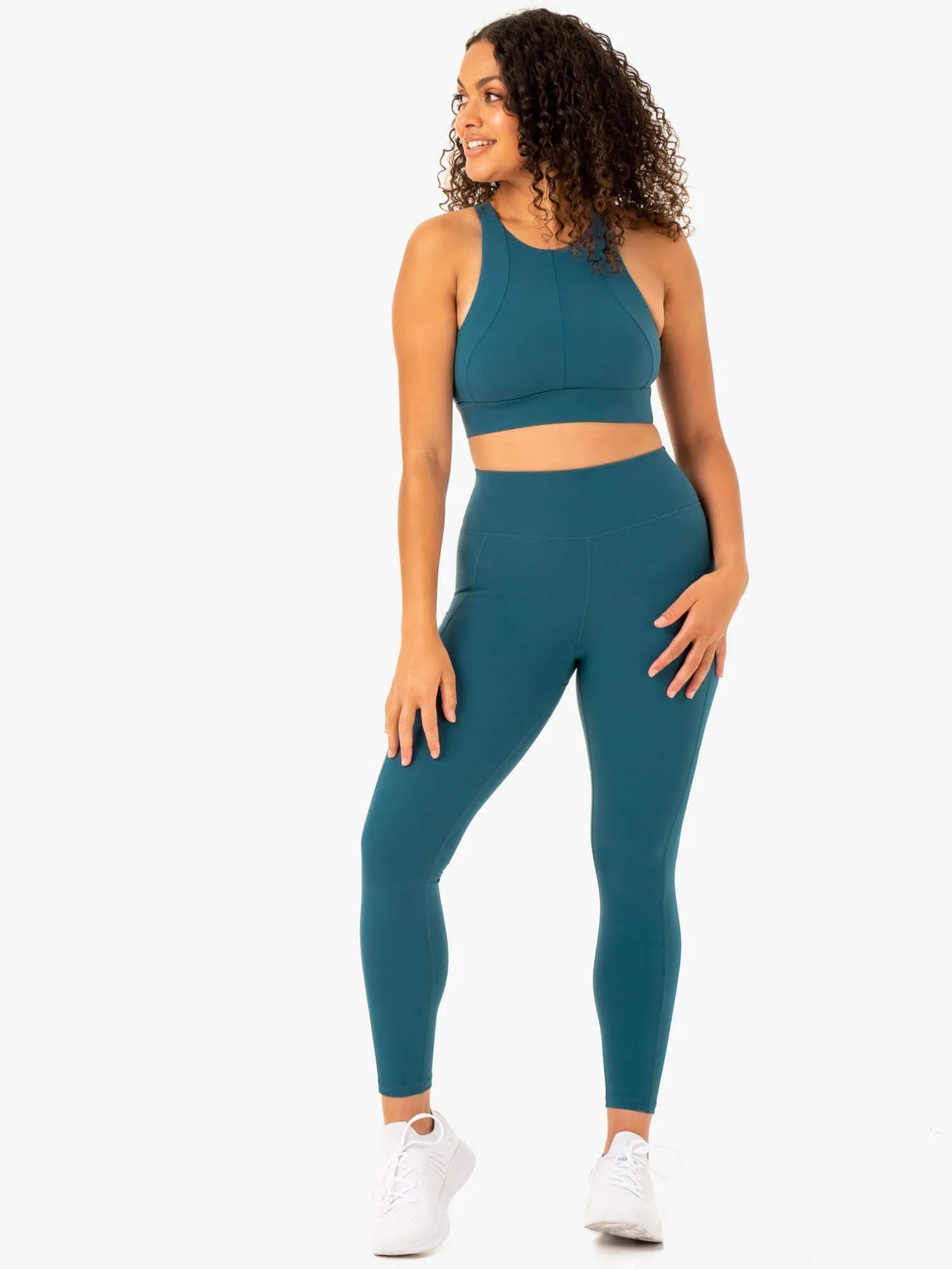 Reset High Impact Sports Bra - Teal