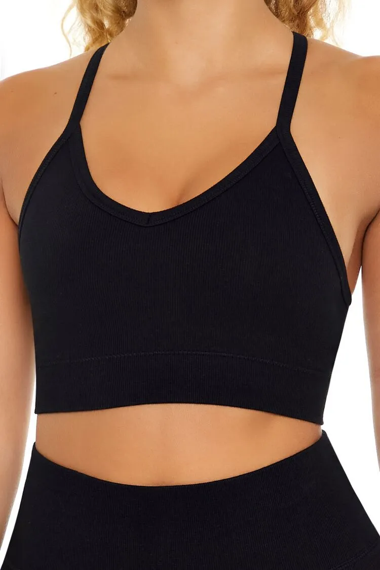 Seamless Crisscross Sports Bra