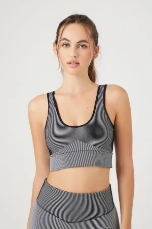 Seamless Scoop-Neck Sports Bra