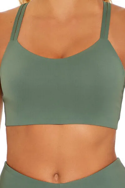 Strappy Crisscross Sports Bra