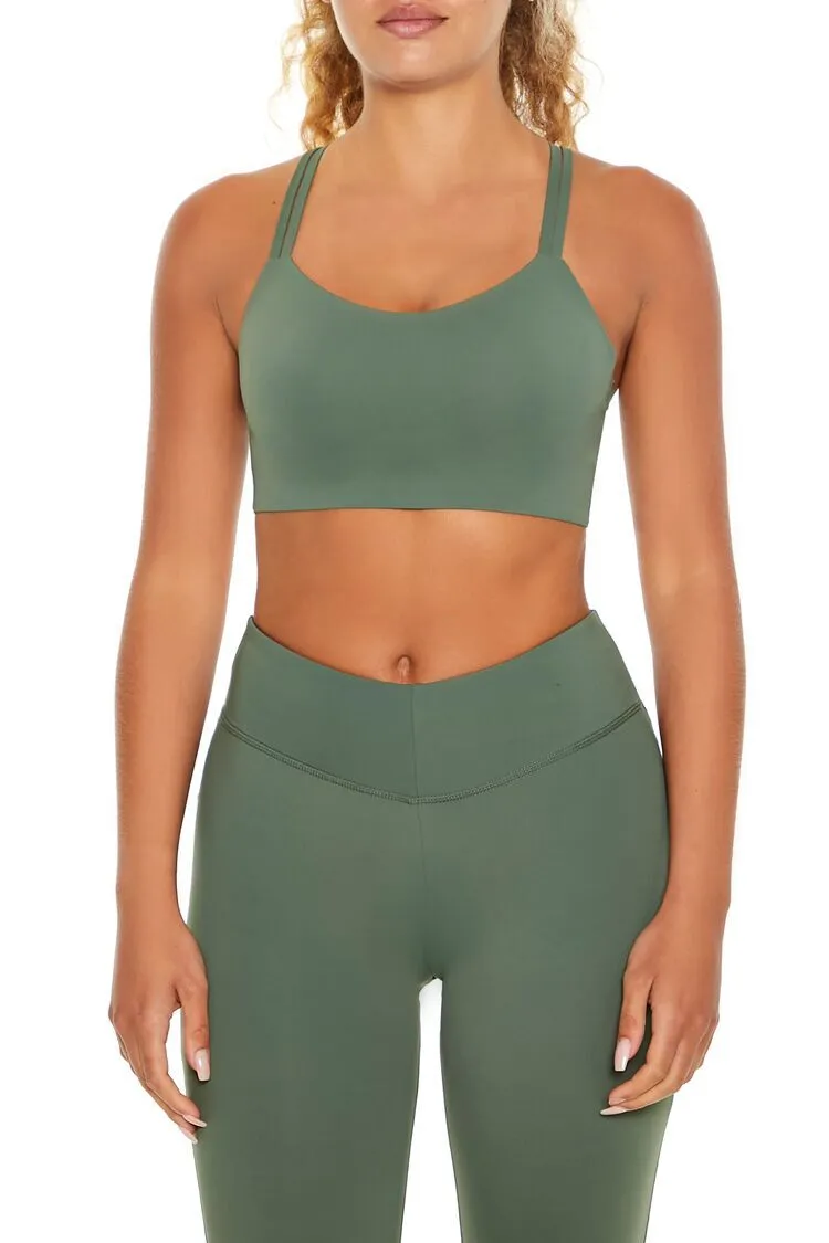 Strappy Crisscross Sports Bra