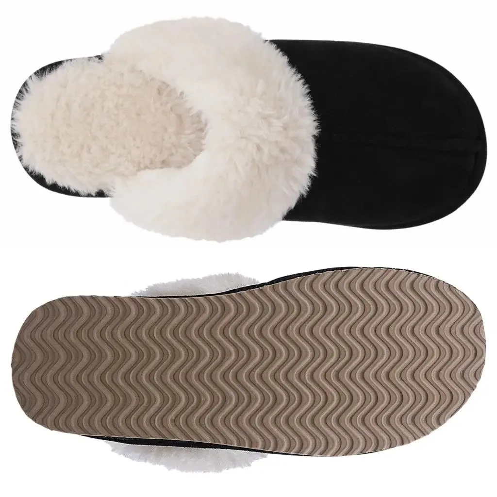 UGG Fuzzy Slippers Women's Men's Premium Sheepskin Scuffs