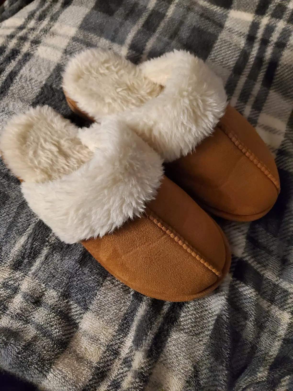 UGG Fuzzy Slippers Women's Men's Premium Sheepskin Scuffs