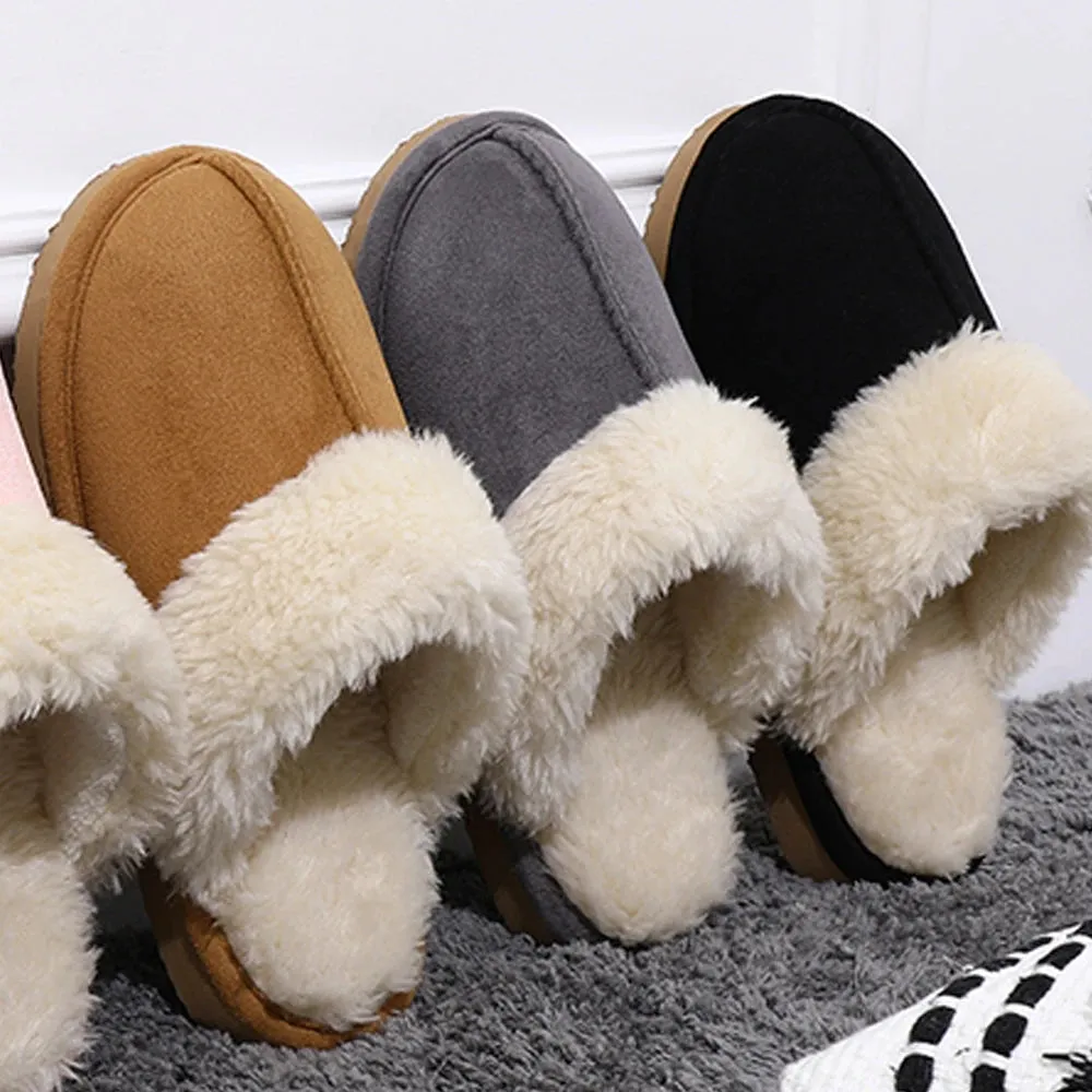 UGG Fuzzy Slippers Women's Men's Premium Sheepskin Scuffs