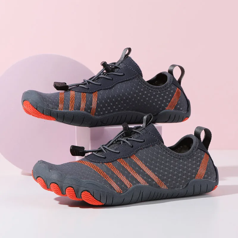 Unisex Sommer Atmungs Wasserschuhe Aquaschuhe Leicht Sportlich Barfußschuhe Rutschfeste Außen Walking Minimalistischen