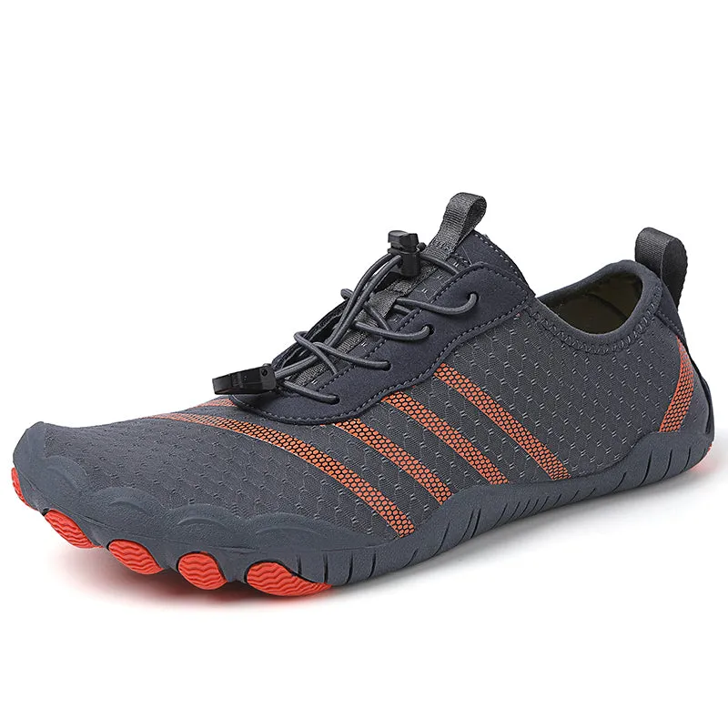 Unisex Sommer Atmungs Wasserschuhe Aquaschuhe Leicht Sportlich Barfußschuhe Rutschfeste Außen Walking Minimalistischen