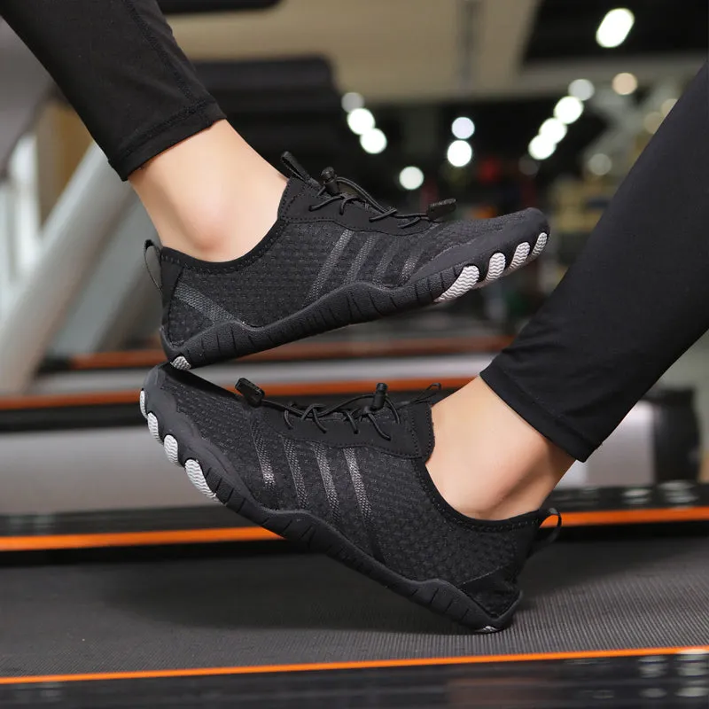 Unisex Sommer Atmungs Wasserschuhe Aquaschuhe Leicht Sportlich Barfußschuhe Rutschfeste Außen Walking Minimalistischen