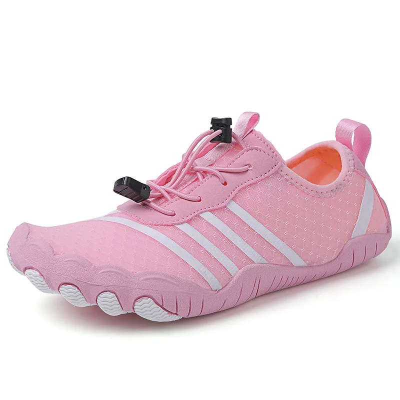 Unisex Sommer Atmungs Wasserschuhe Aquaschuhe Leicht Sportlich Barfußschuhe Rutschfeste Außen Walking Minimalistischen