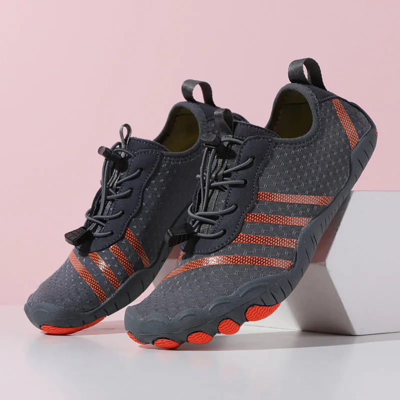 Unisex Sommer Atmungs Wasserschuhe Aquaschuhe Leicht Sportlich Barfußschuhe Rutschfeste Außen Walking Minimalistischen