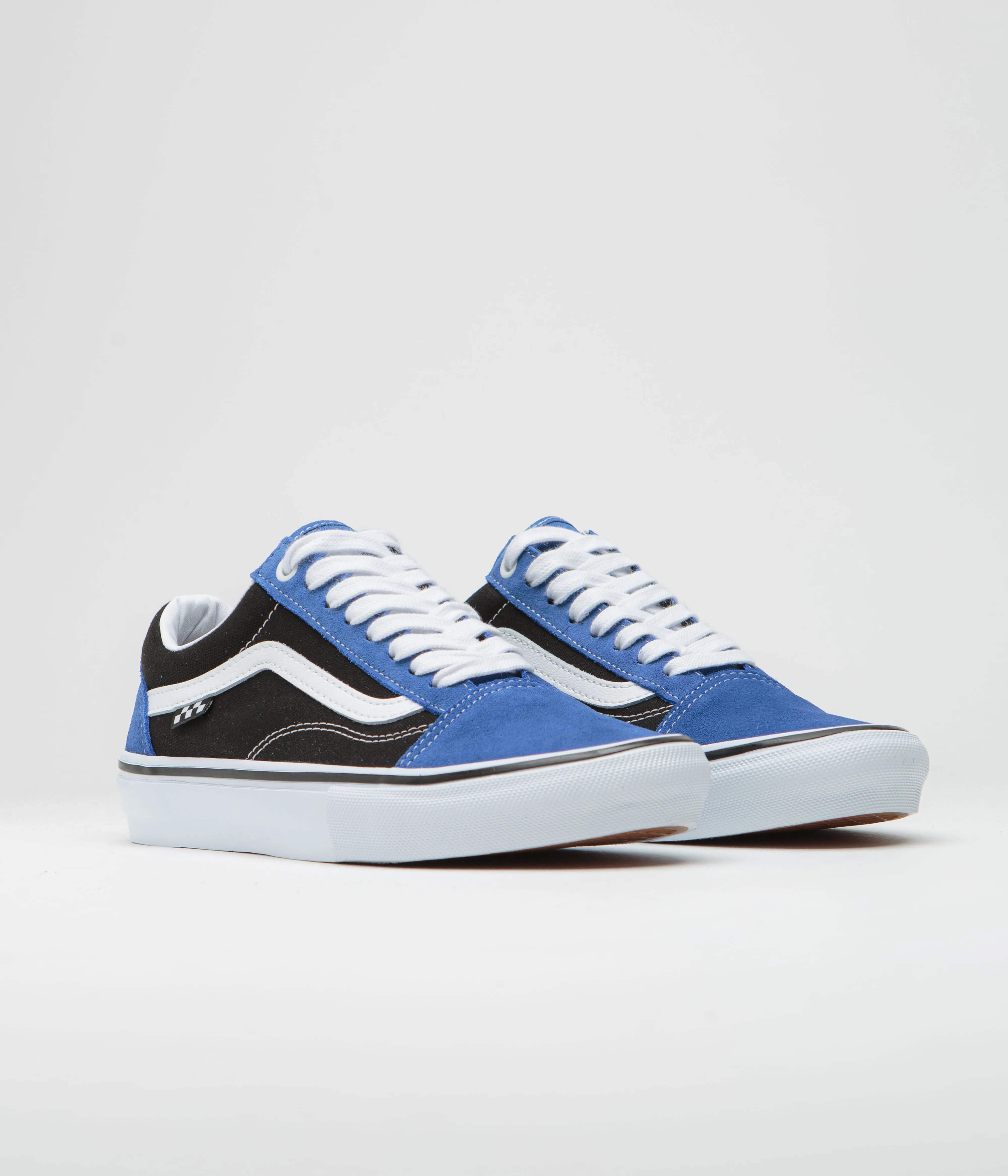 Vans Skate Old Skool Shoes - Blue / Black / White