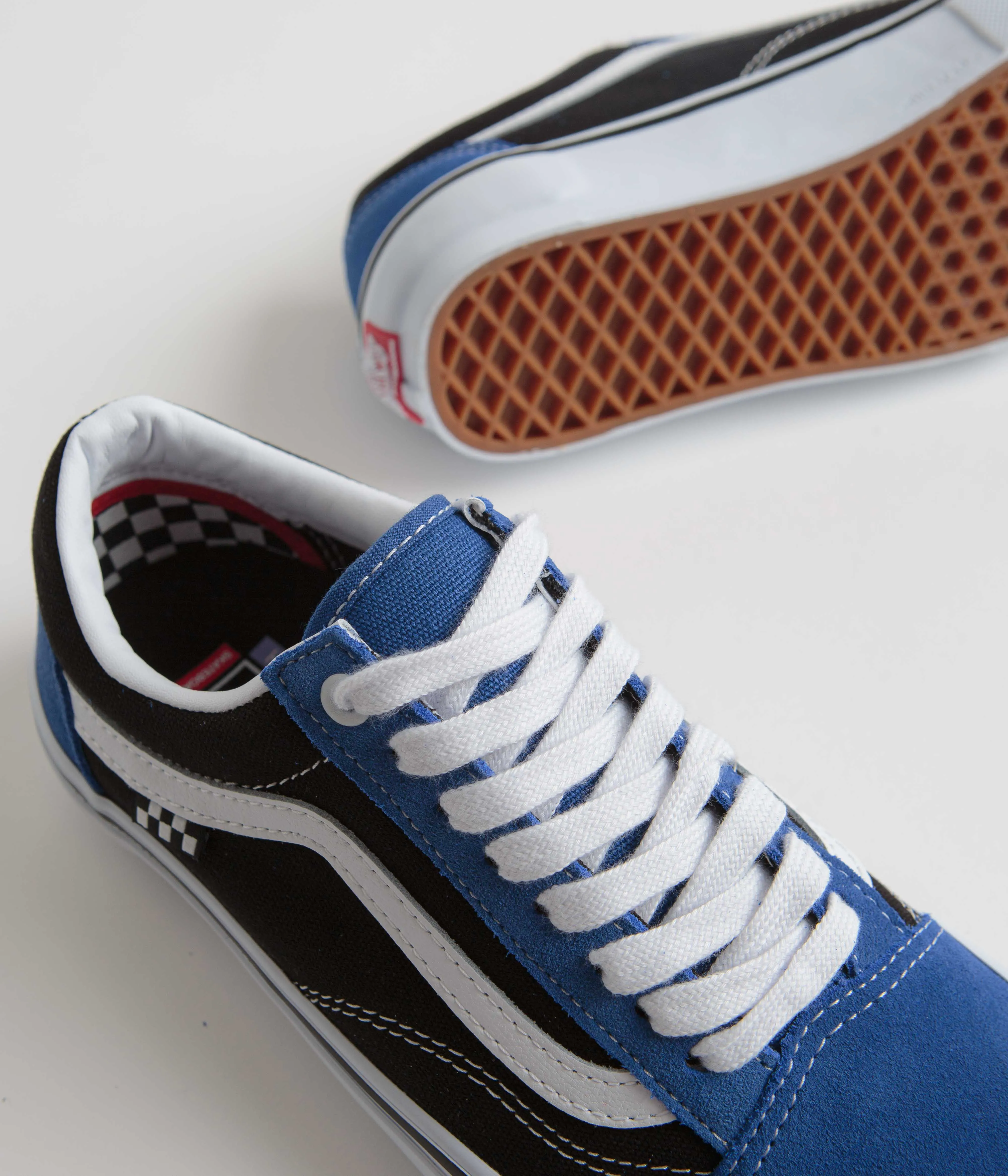 Vans Skate Old Skool Shoes - Blue / Black / White