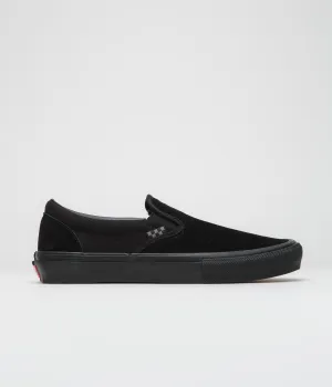 Vans Skate Slip-On Shoes - Black / Black