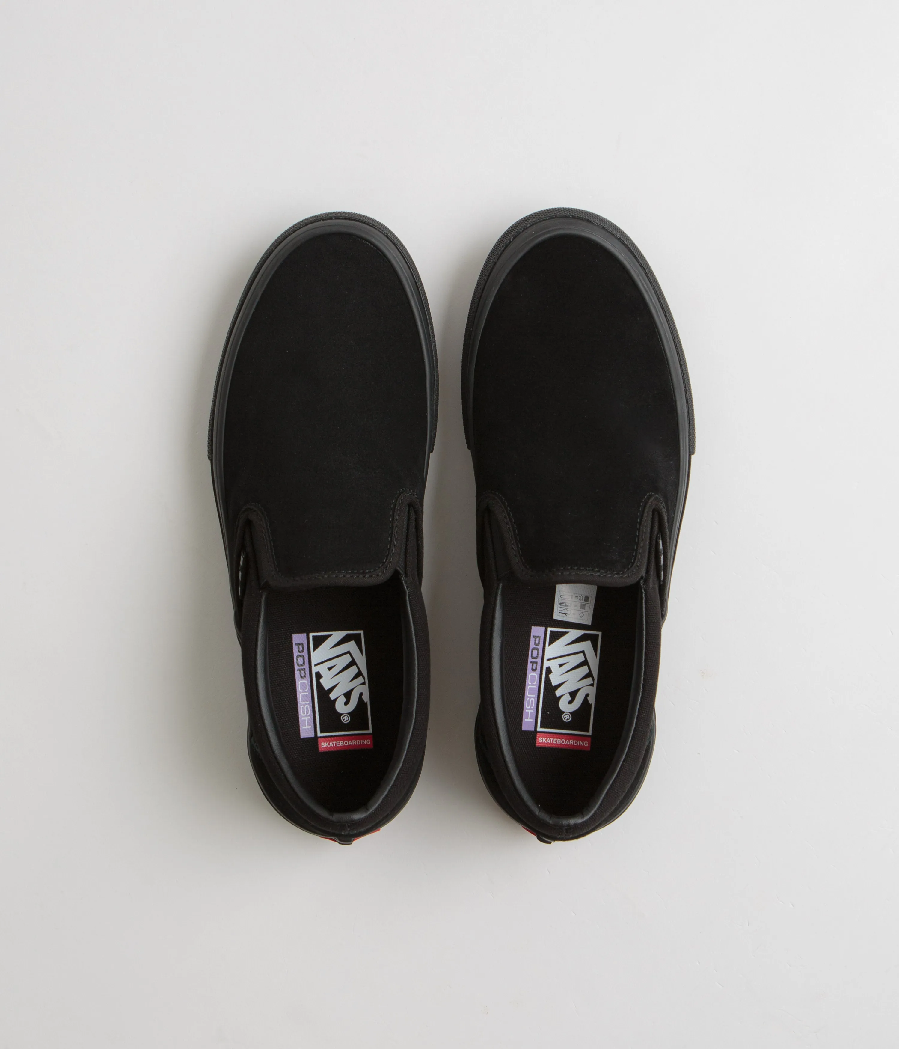 Vans Skate Slip-On Shoes - Black / Black