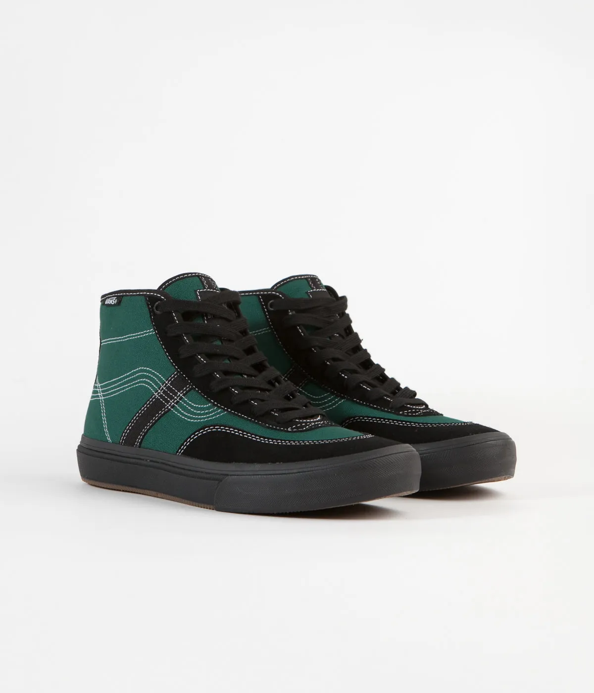 Vans x Quasi Crockett High Pro Shoes - Antique Green / Black