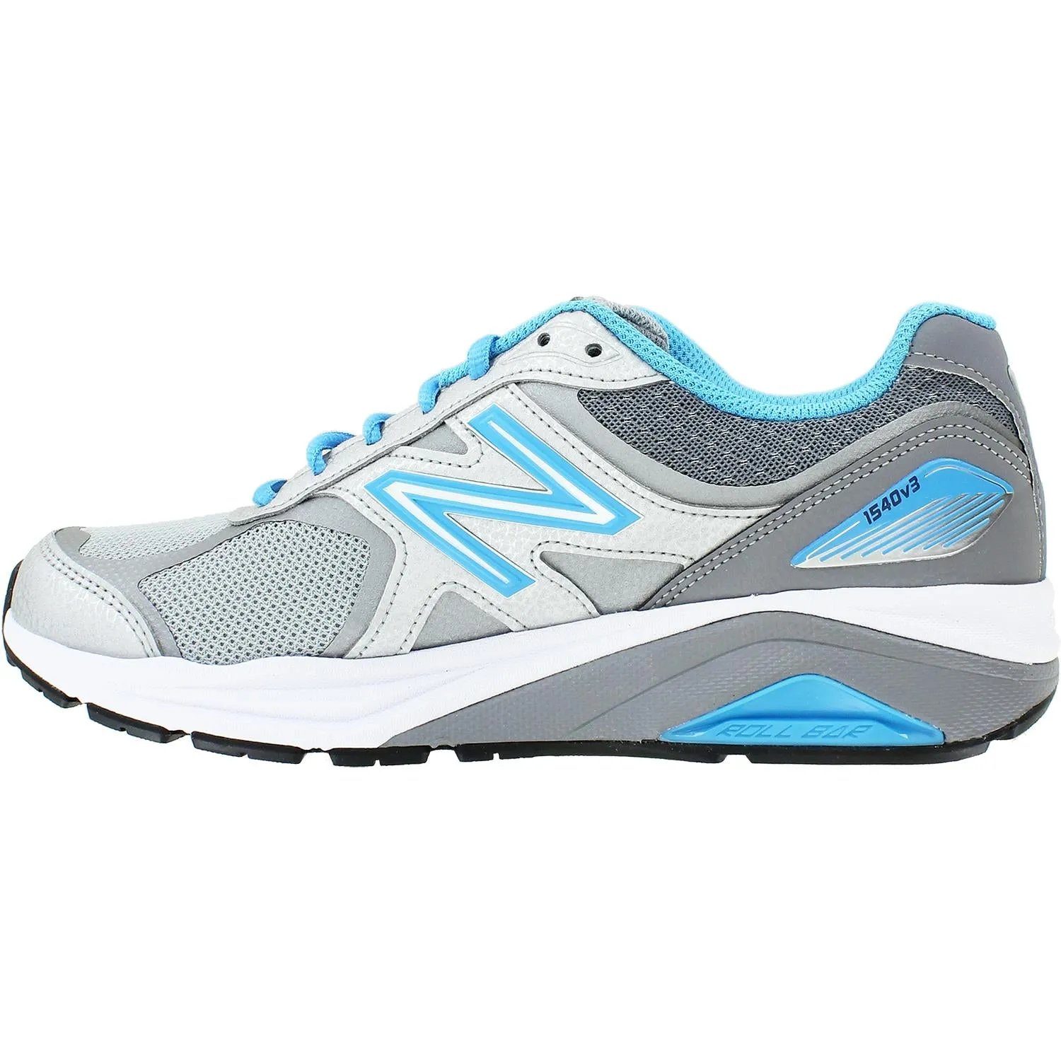 Women's New Balance W1540SP3 Running Shoes Silver with Polaris Synthetic/Mesh